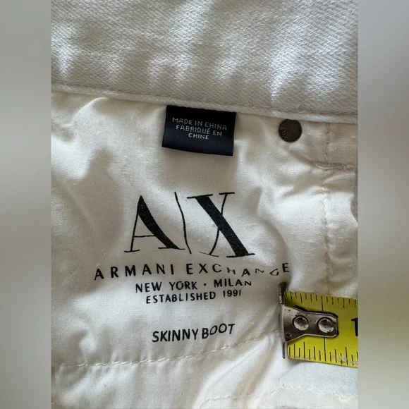 Armani Exchange White skinny jeans - Picture 2 of 10